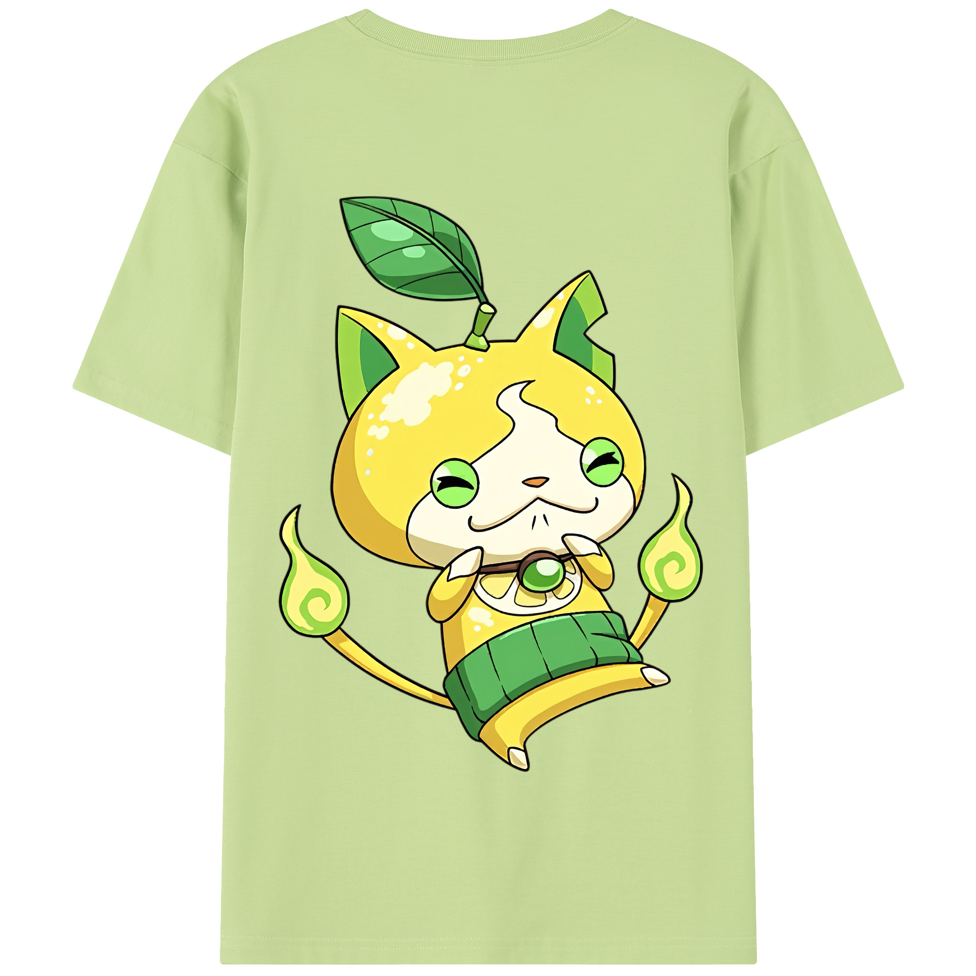 （画像用） 妖怪ウォッチ Yo-kai Watch 綿100％半袖Tシャツ（背面プリント）